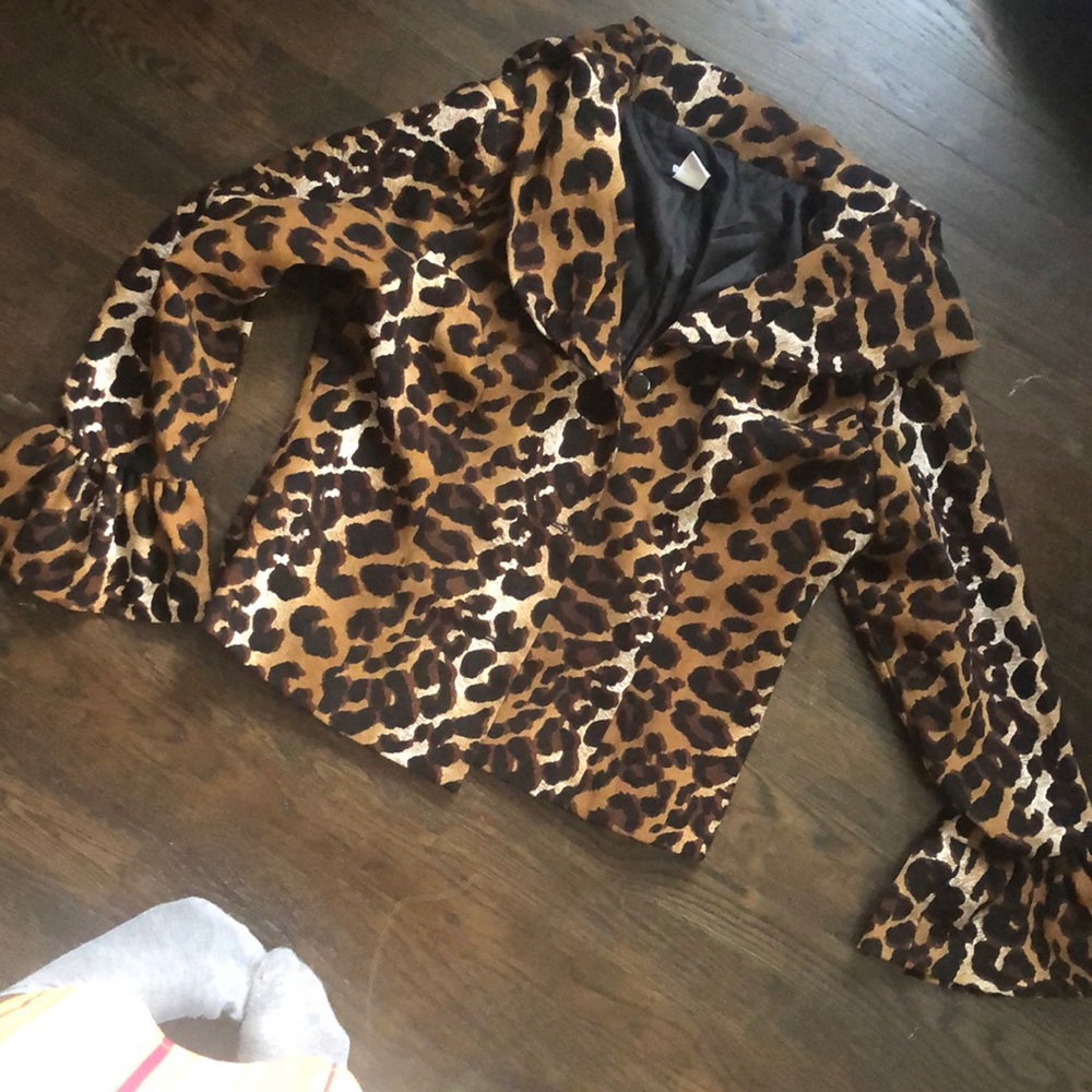 Blazer, animal print